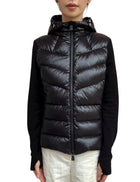 Moncler Black Maglia Padded Cardigan - L / US 8
