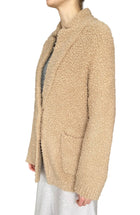 Brunello Cucinelli Beige Cashmere Boucle Long Cardigan - XS
