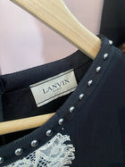 Lanvin Lace Embroidered Shift Dress - FR 40 / US 6-8