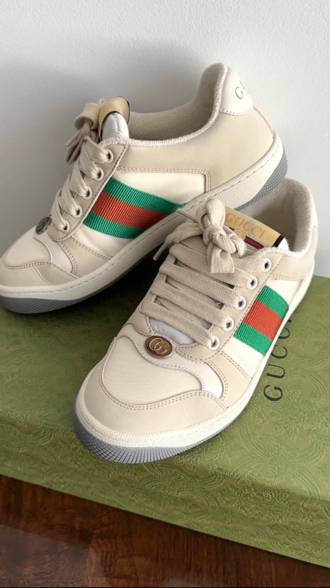 Gucci Screener Sneaker Off-White - 34.5