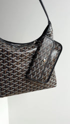 Goyard Black Goyardine Boheme Tote Bag