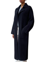 Toteme Black Wool Rib-Knit Cardigan Coat - XXS / US 2-8