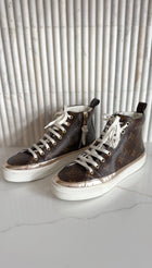 Louis Vuitton Monogram Canvas Stellar High Top Sneakers - 36