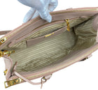 Prada Nude Saffiano Large Galleria Tote Bag