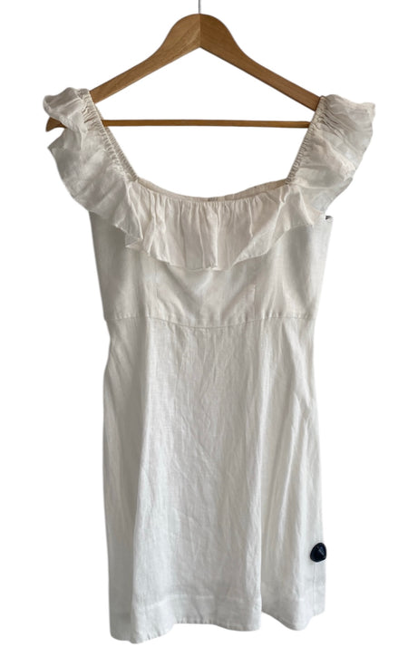 Zimmerman White Ruffle Mini Dress - 1 (4/6)
