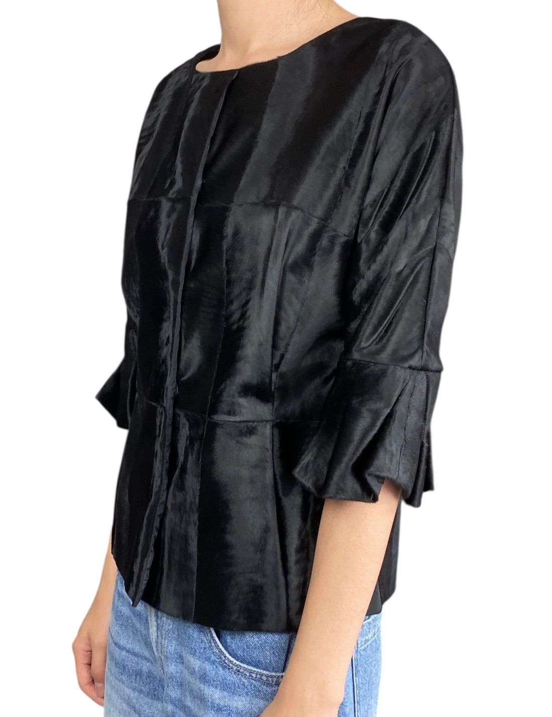 Marni Black Dankalia Lamb Fur Jacket - IT 40 / US 4