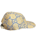 Gucci Raffia Monogram Hat