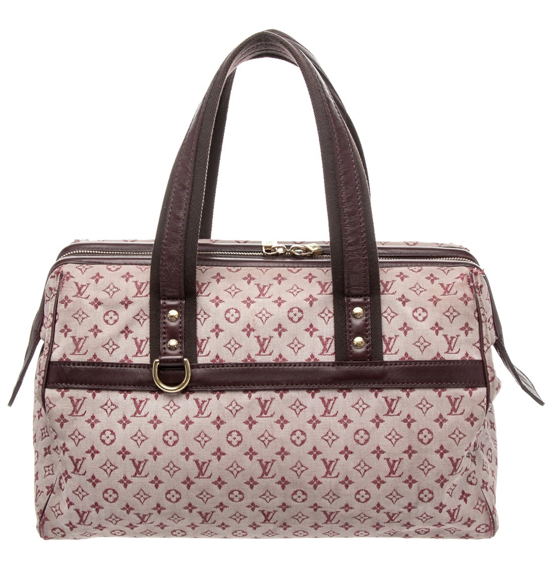 Louis Vuitton Burgundy Monogram Mini Lin Josephine Tote Bag GM