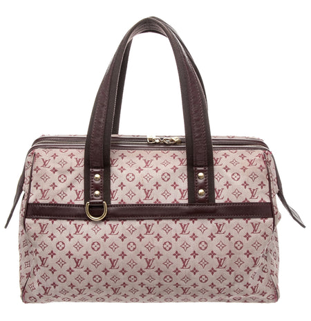 Louis Vuitton Burgundy Monogram Mini Lin Josephine Tote Bag GM