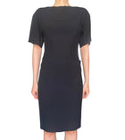 Prada Black Midi Shift Pocket Dress - 38 / US 2-4