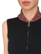 Chanel Red 01A Cashmere Shrug Set - 40 / US 4-6