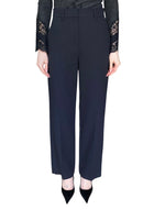 Brunello Cucinelli Navy Monili Cotton Trousers - IT 34 / US 2