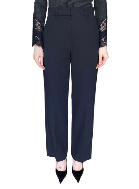 Brunello Cucinelli Navy Monili Cotton Trousers - IT 34 / US 2