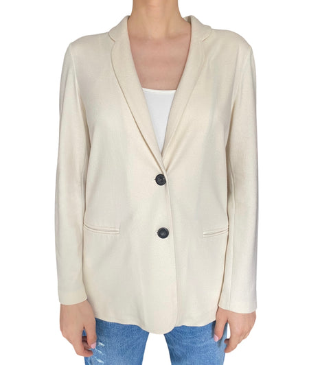 Giorgio Armani Ivory Cashmere Blazer - 42 / US 6