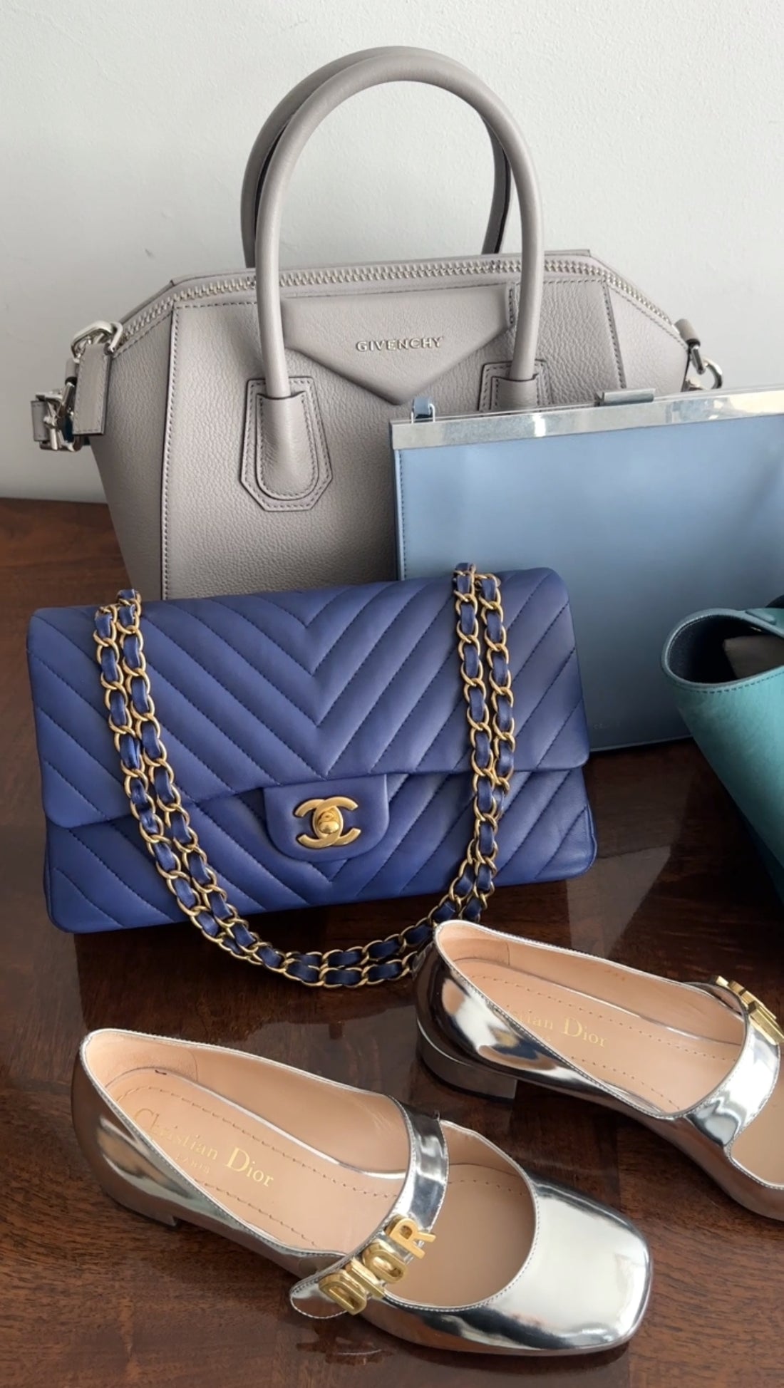 Givenchy Pearl Grey Medium Antigona Bag