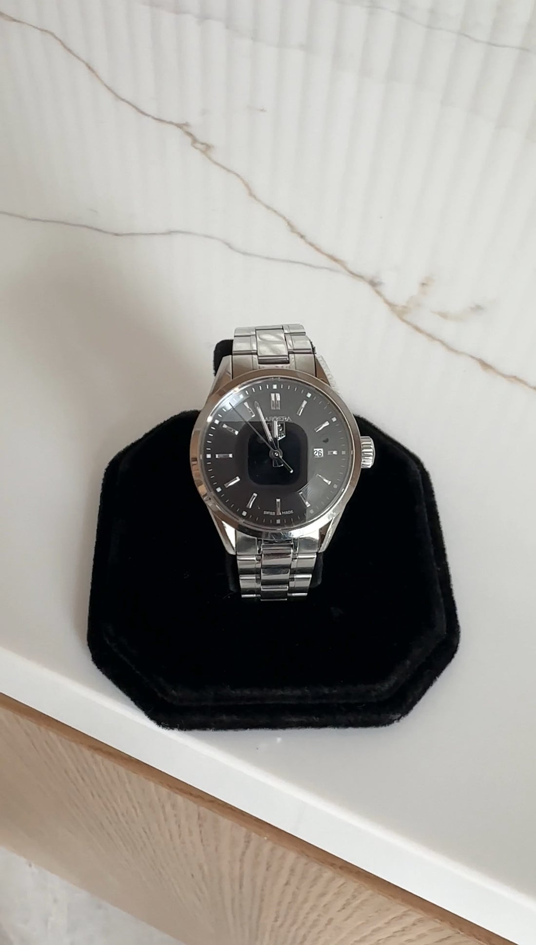 Tag Heuer Stainless Steel Carrera 27mm WV1414 Lady's Wrist Watch