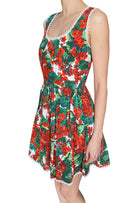 Dolce & Gabbana Red Portofino Floral Printed Mini Cocktail Dress - 44 / US 8