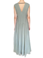 Brunello Cucinelli Sage Green Silk Organza Gown - S / US 4-6