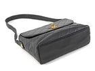 Chanel Black Vintage 1991 Quilted CC Turn Lock Flap Shoulder Bag