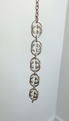 Gucci Sterling Silver GG Link Britt Bracelet - 17