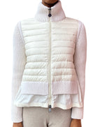 Moncler Maglione Combo Knit Padded Jacket - S