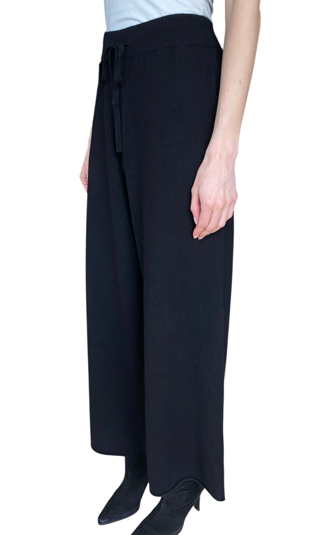 Lisa Yang Black Cashmere Trousers - 0 / S / US 4-6