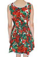 Dolce & Gabbana Red Portofino Floral Printed Mini Cocktail Dress - 44 / US 8