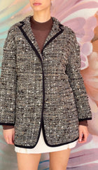 Giambattista Valli Tweed Sequin Wool Short Coat - 40 / US 4