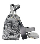 Prada Black Small Re-Nylon Padded Crossbody Tote Bag