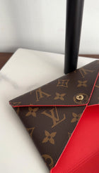 Louis Vuitton Monogram Canvas and Red Medium Kirigami Pouch