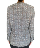Chanel 1994 Grey Vintage Tweed Jacket - 42 / US 8