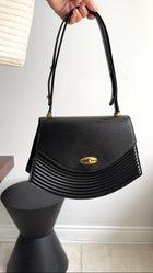 Louis Vuitton Vintage 1993 Black Epi Tilsitt Shoulder Bag