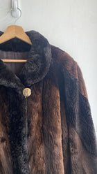 Vintage Sheared Beaver Fur Coat