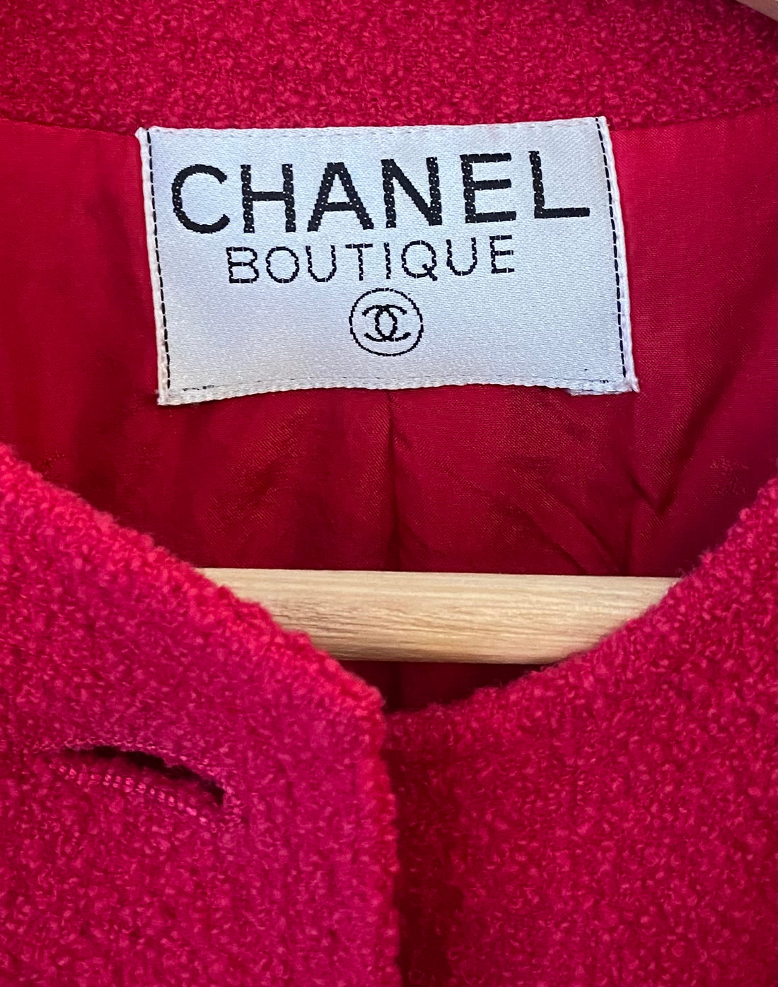 Chanel 1991 Pink Boucle Tweed Jacket - FR 40/ US 6-8