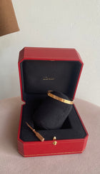 Cartier 18k Pink Rose Gold Classic Love Bangle Bracelet - 16