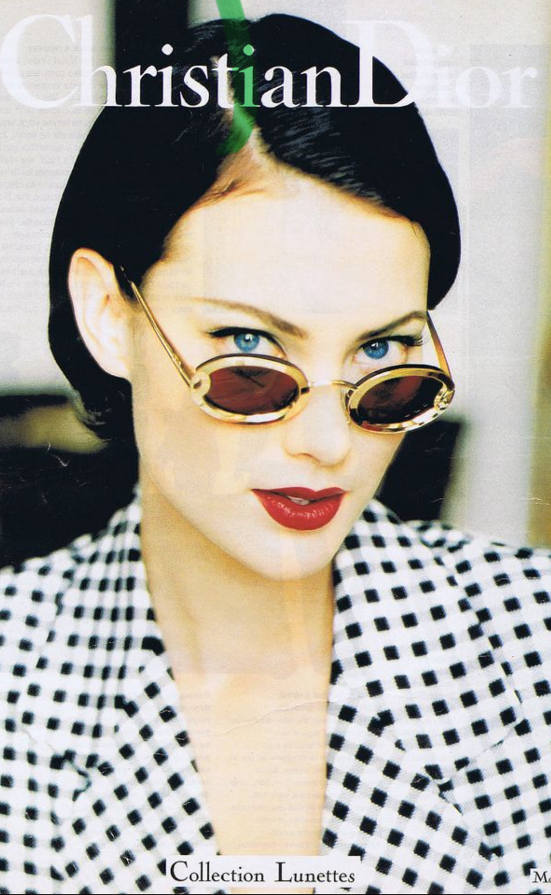 Christian Dior Vintage SS 1995 Limited Edition Lunettes Show Sunglasses