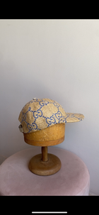 Gucci Raffia Monogram Hat