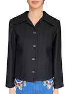 Dolce & Gabbana Wool Tweed Cropped Jacket - 42 / US 6