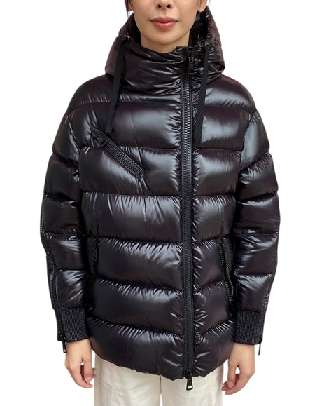 Moncler Black Liriope Puffer Jacket - 2 / M / US 6-8