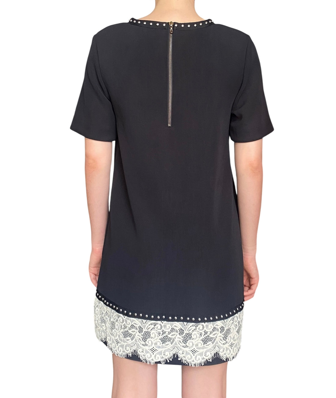 Lanvin Lace Embroidered Shift Dress - FR 40 / US 6-8