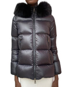 Moncler Black Serifur Down Puffer Jacket - 00 / XXS