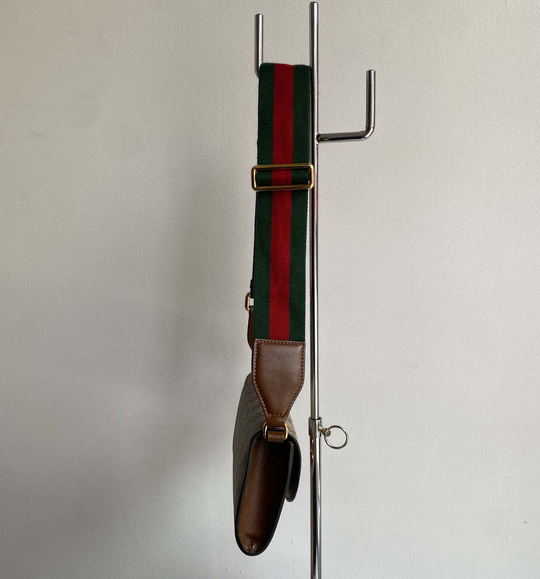 Gucci 1995 Monogram Horsebit Flap Bag