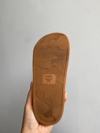 MCM Brown Monogram Slides - 38