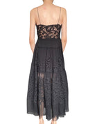 Ermanno Scervino Black Silk Lace Gown - 44 / US 6-8