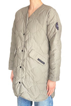 Canada Goose Army Green Elgin Quilted Reversible Down Coat - S