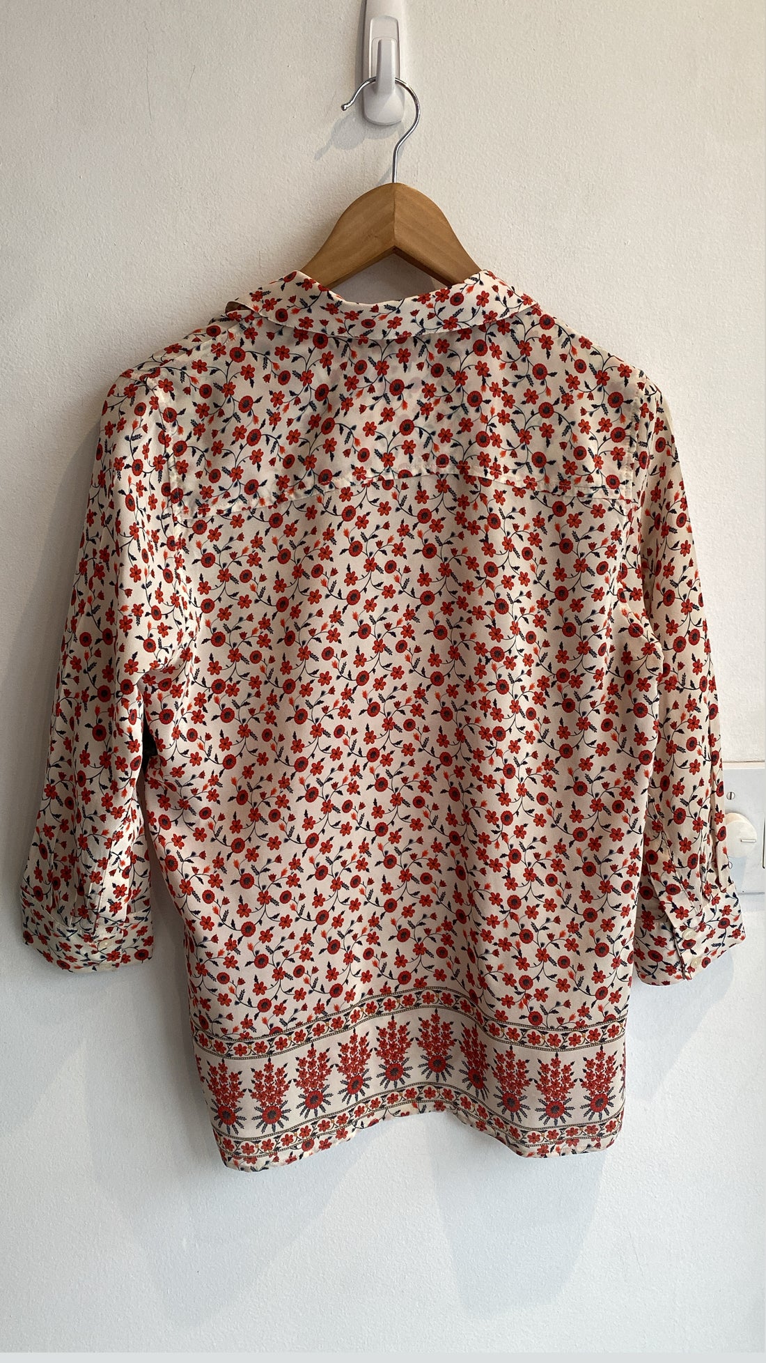 Anine Bing Red Floral Shirt - XS