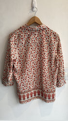Anine Bing Red Floral Shirt - XS
