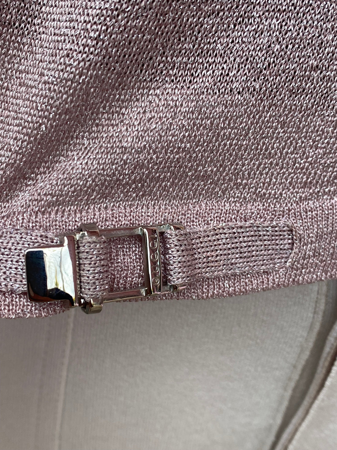 Gucci Tom Ford Pink Glitter Polo  - M / US 6