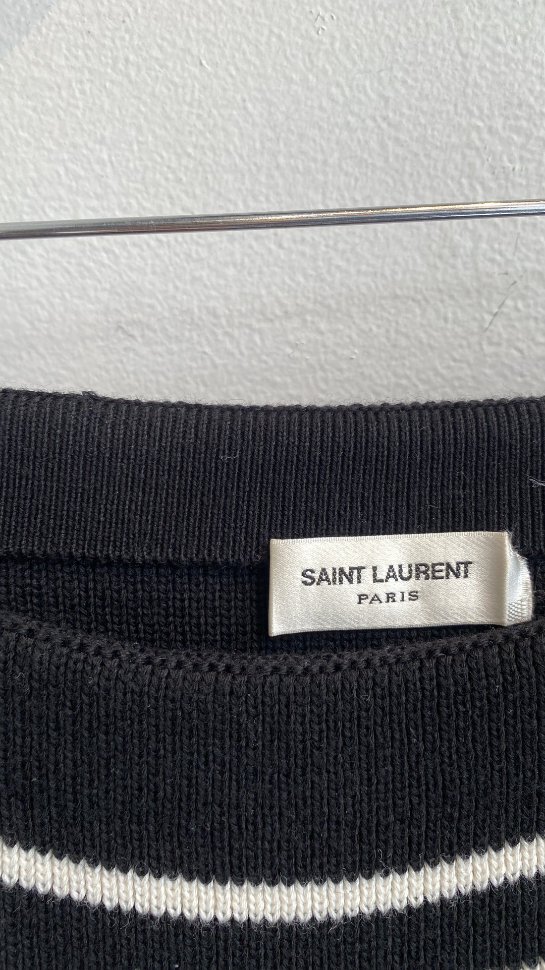 Saint Laurent Striped Knit Longsleeve - M