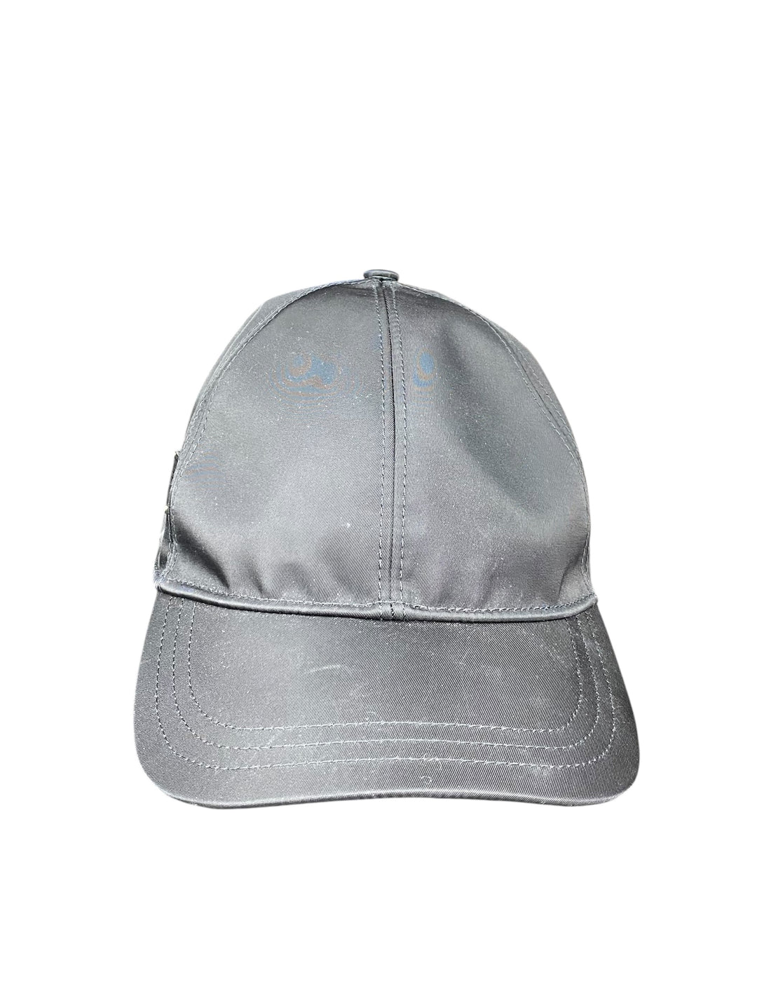 Prada Black Nylon Logo Baseball Cap - S